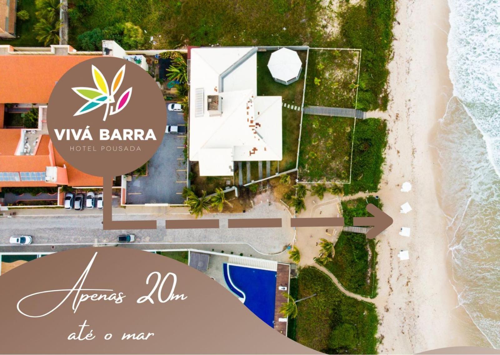 Viva Barra Hotel Pousada Barra de São Miguel Eksteriør bilde